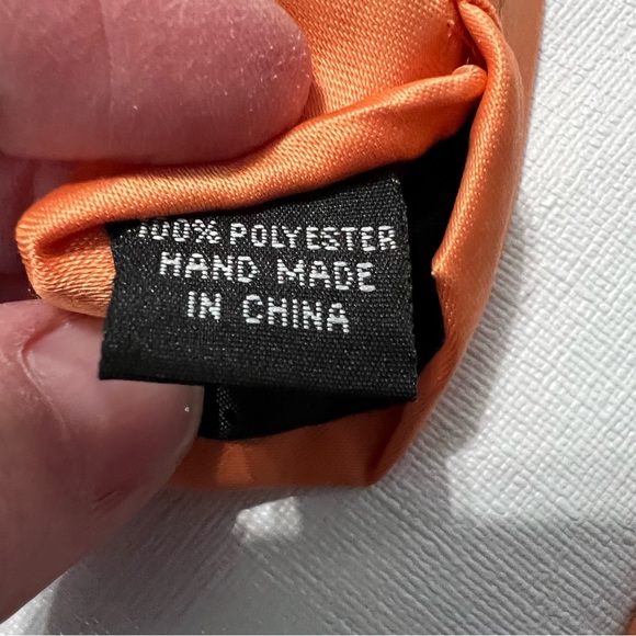 Stacy Adams Men’s Necktie Orange - Picture 6 of 6